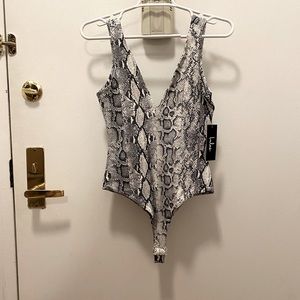 Snake skin body suit